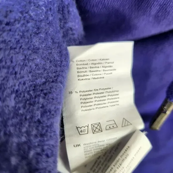 Lonsdale London Long Sleeve Embroidered Logo Pullover Hoodie Large - Picture 5 of 6